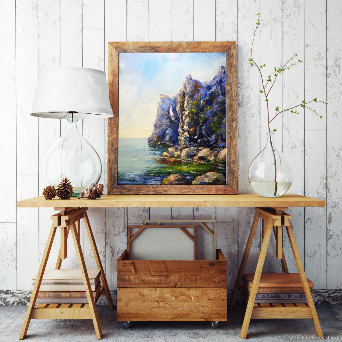 Мольберт в интерьере