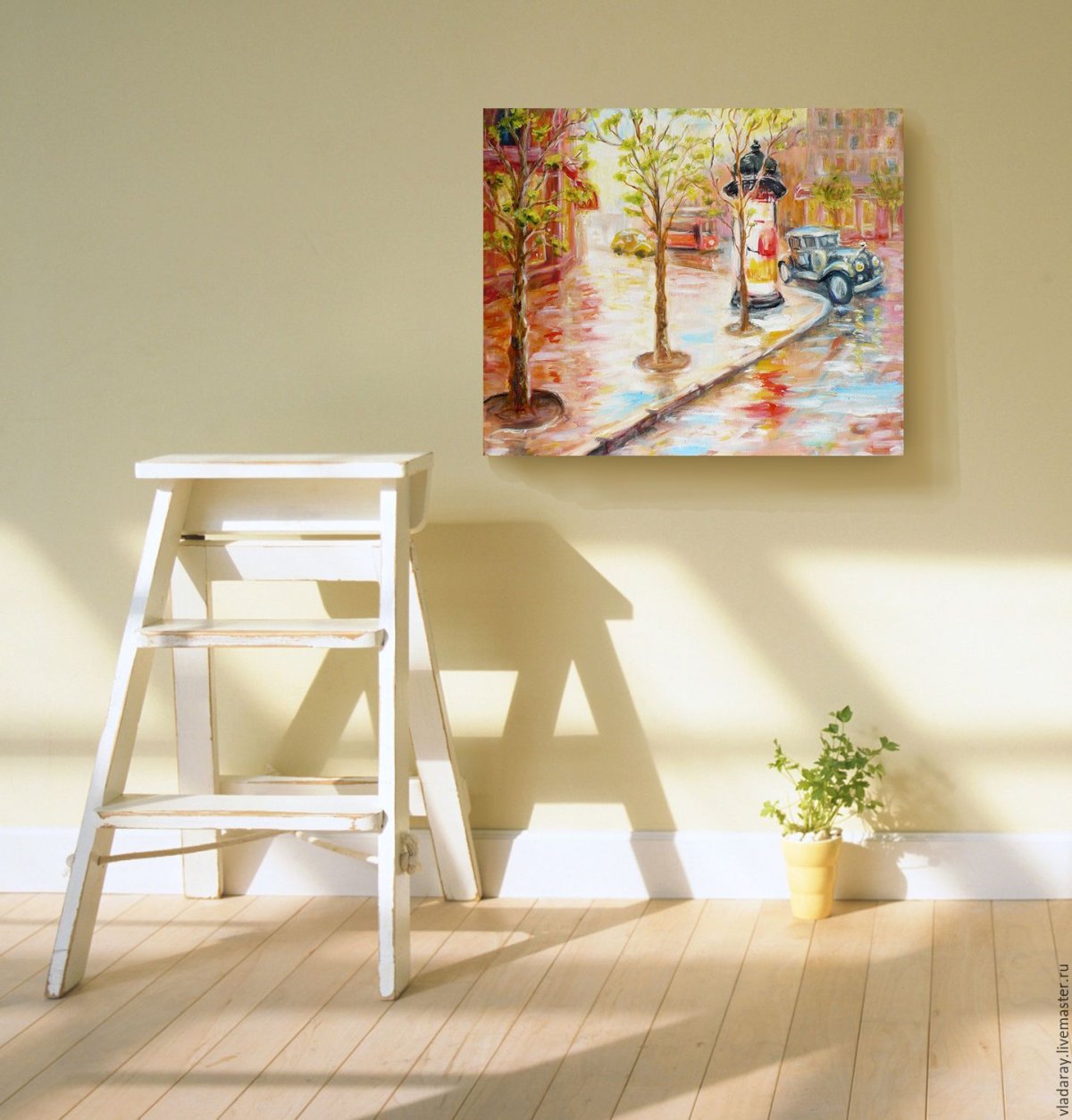 Мольберт в интерьере