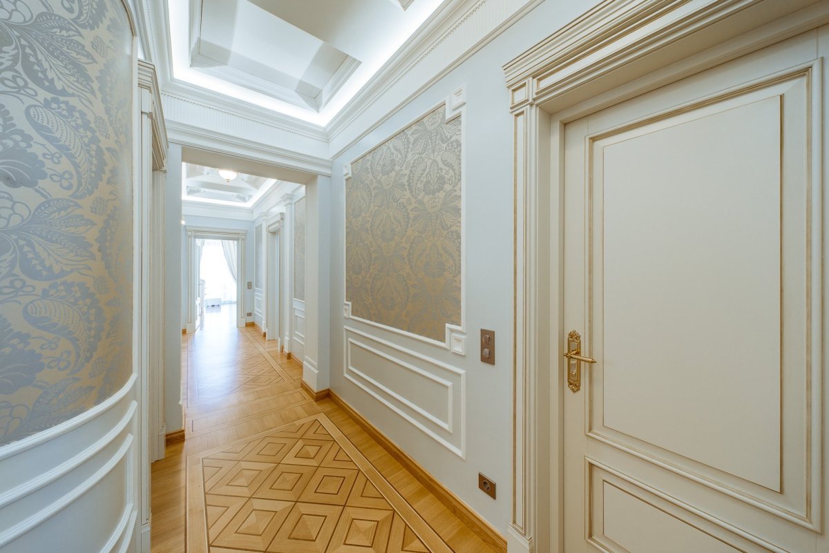 Wainscoting панели в интерьере