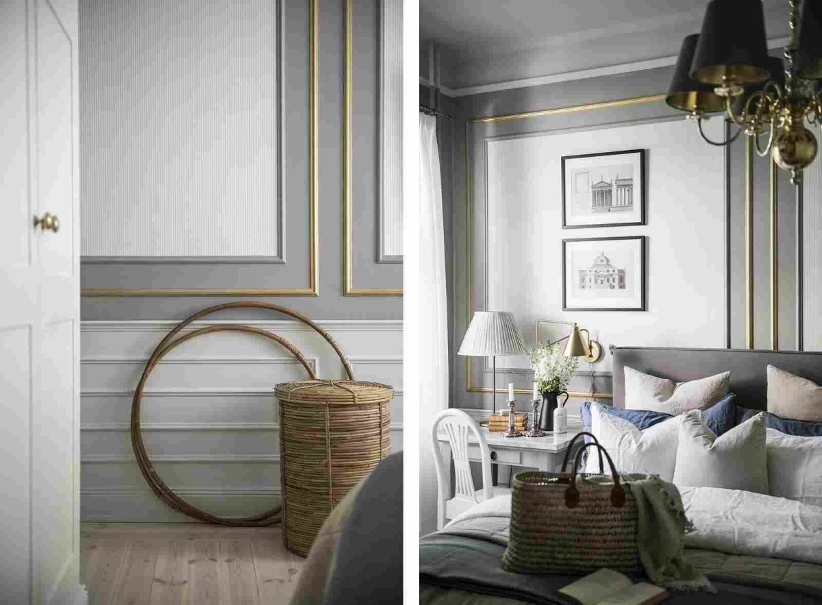 Вагонка и молдинги в интерьере