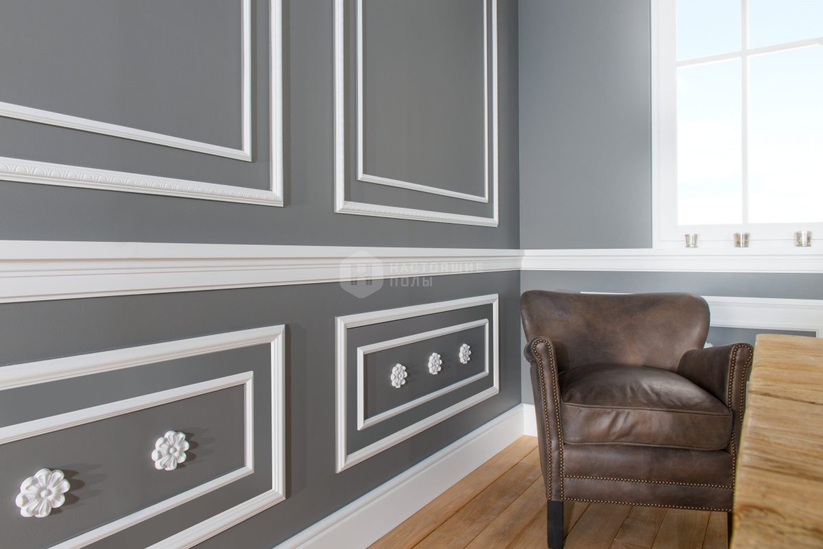 Молдинги из дерева в интерьере