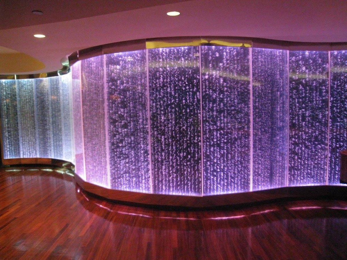 Пузырьковая панель в интерьере