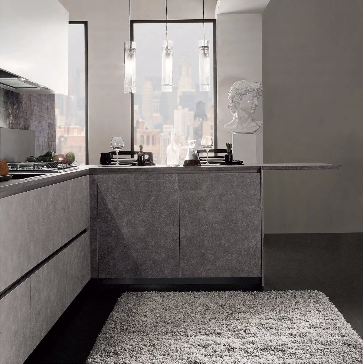 Nobilia серый бетон