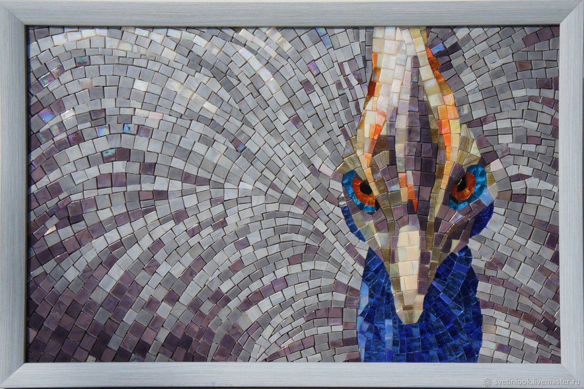 Современная мозаика из смальты