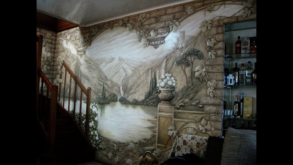 Декоративная штукатурка Виноградная лоза