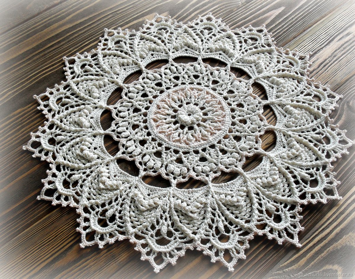 Кружевные салфетки в интерьере