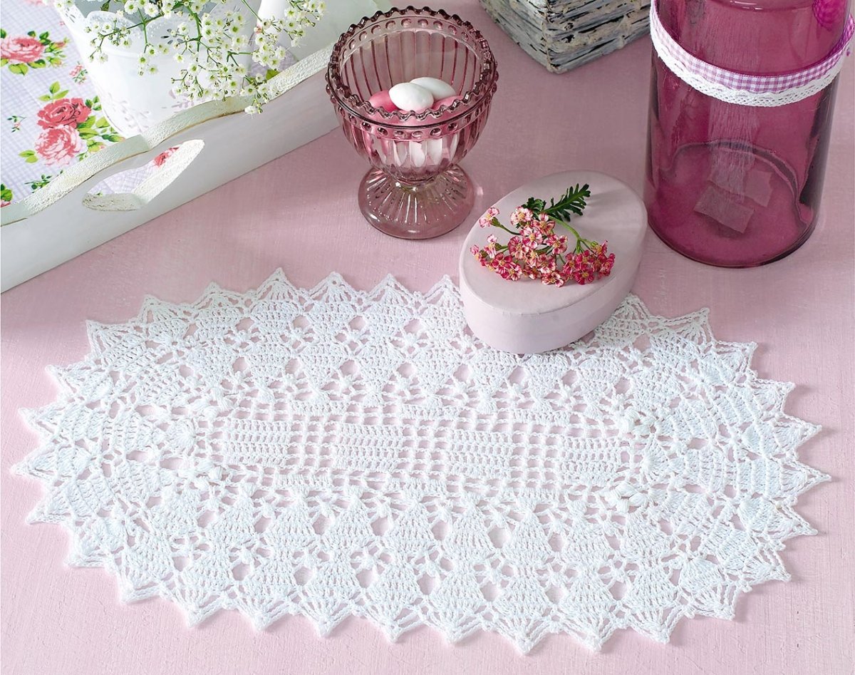 Вязаные сервировочные салфетки