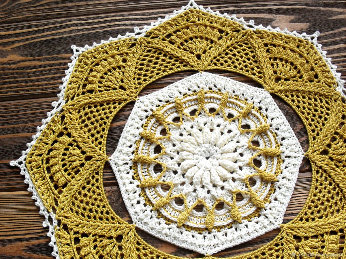 Салфетка роза