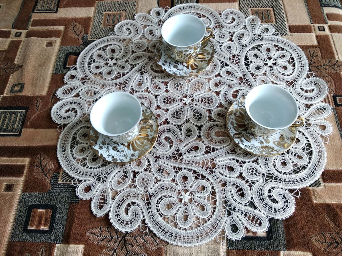 Вологодские кружева салфетки