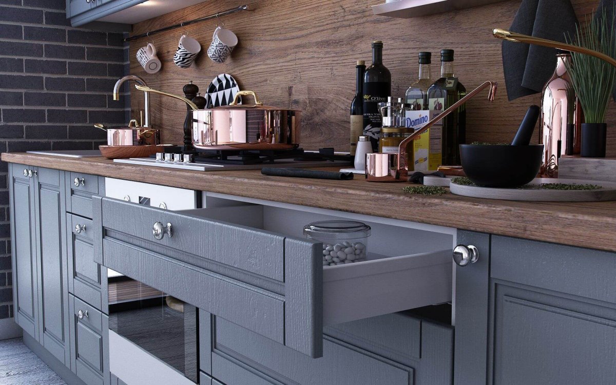 Кухня Герда антрацит