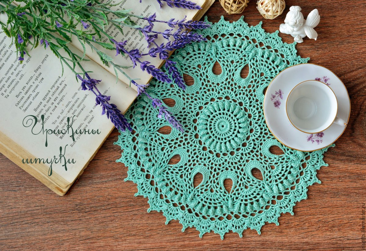 Необычные салфетки крючком