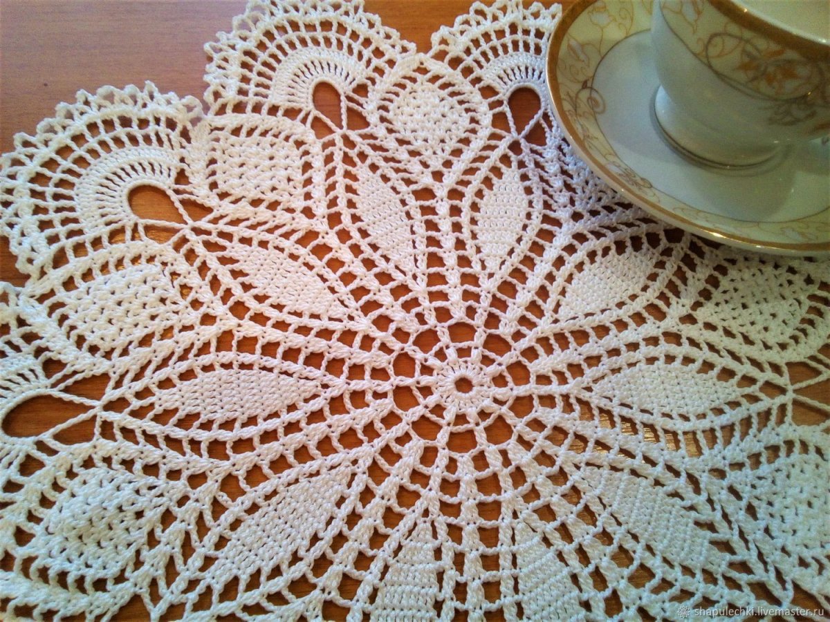 Ольга Смирнова вязание крючком салфетки