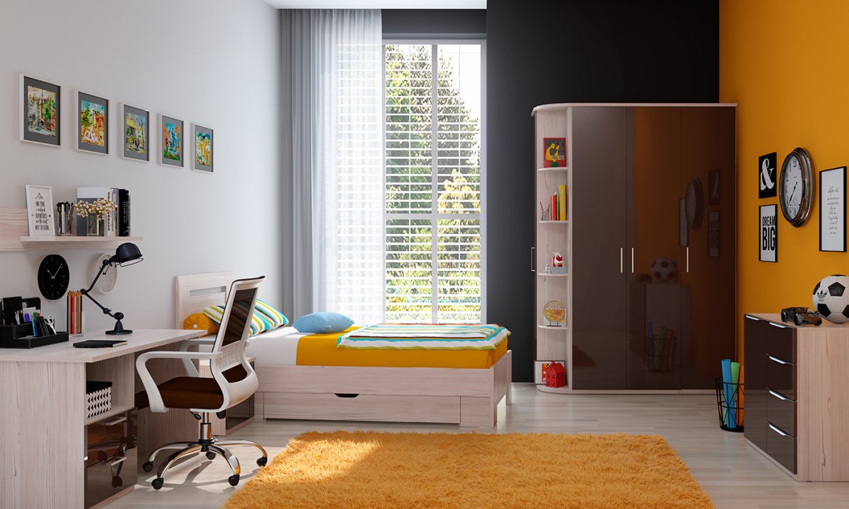 Шатура мебель спальня Лючия светлая