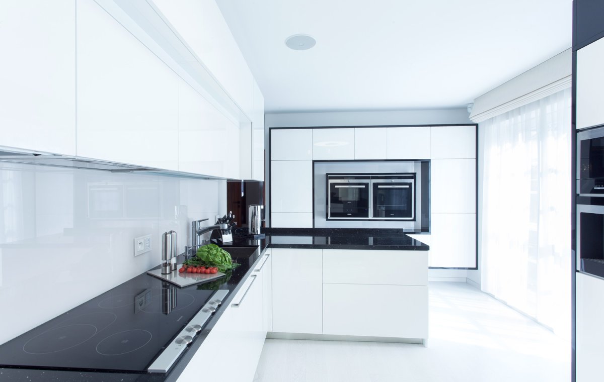 Бланко белая кухня интерьер