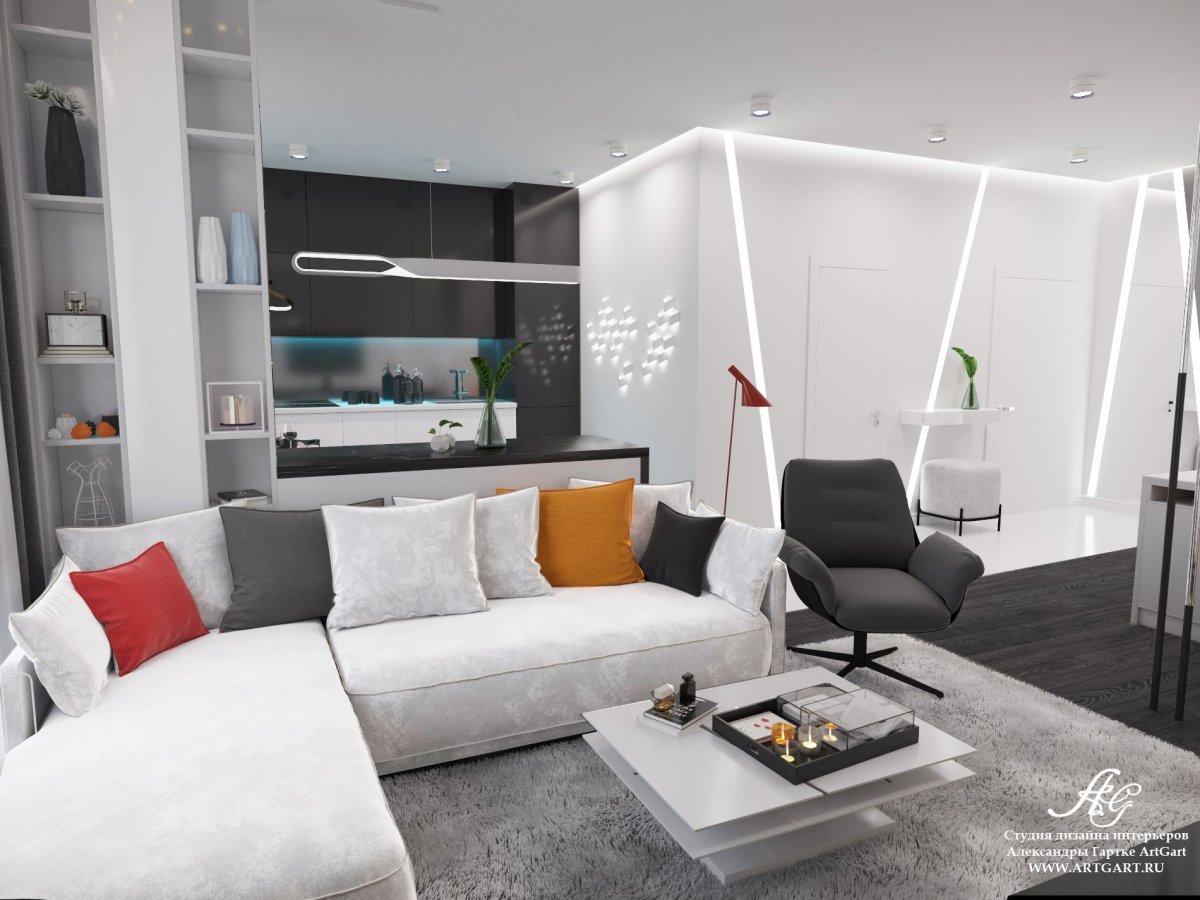 Диваны в футуристическом стиле