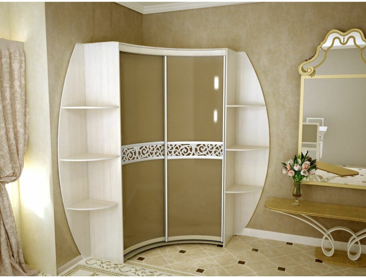 Угловой шкаф в спальню