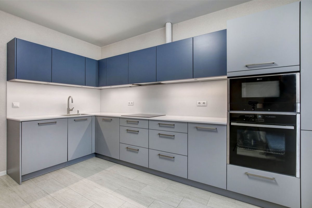 Синяя кухня икеа