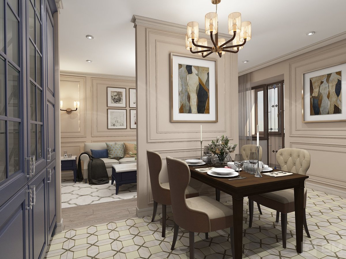 Интерьер в стиле американской классики