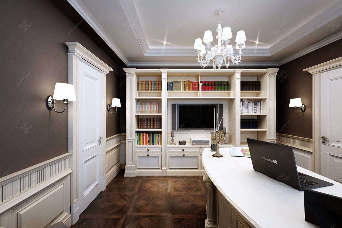 Кабинет в стиле неоклассики