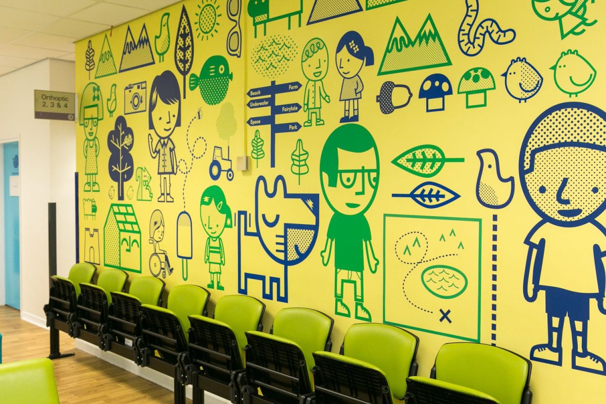 Роспись стен в современной школе