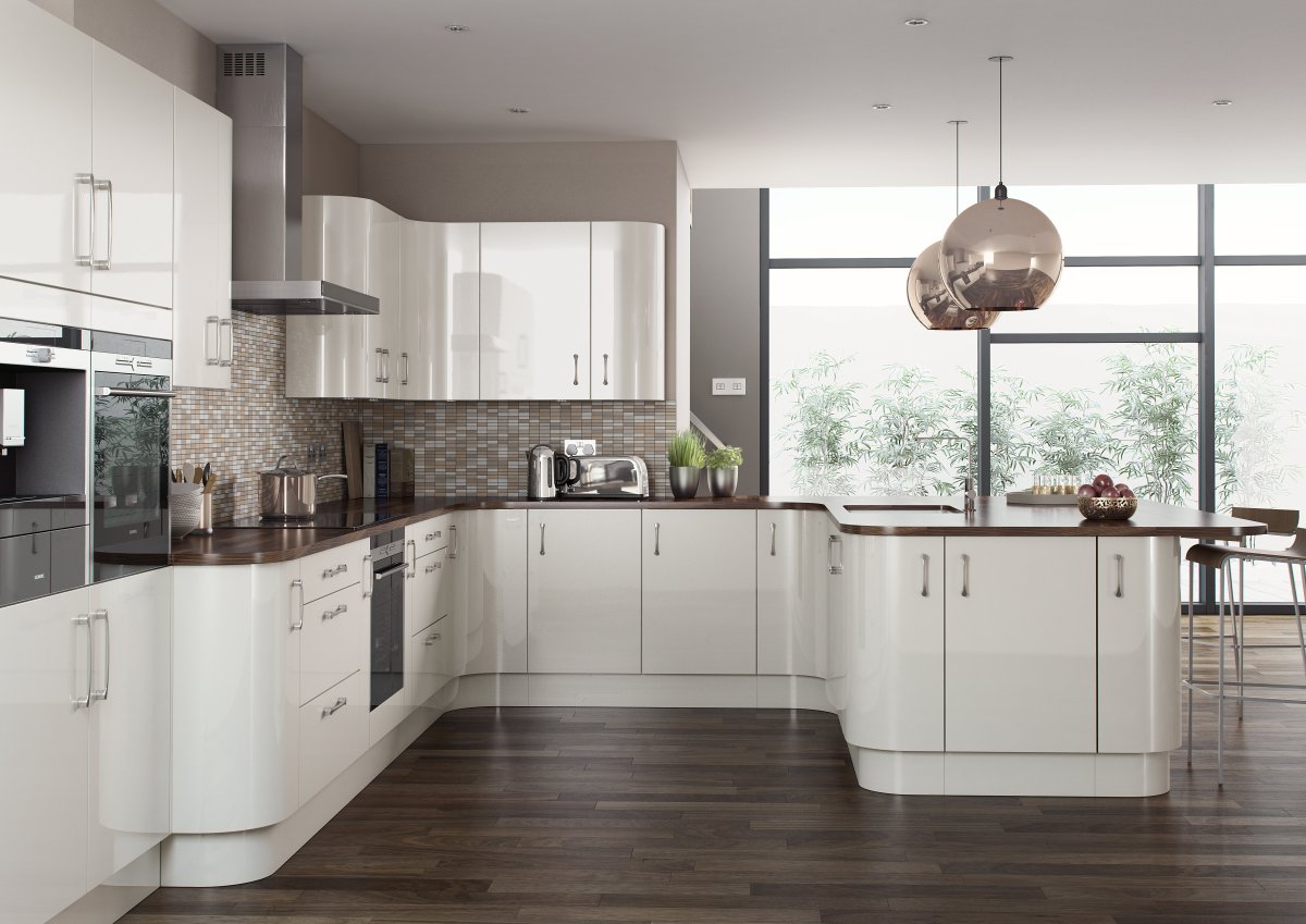 Кухни бежевого цвета