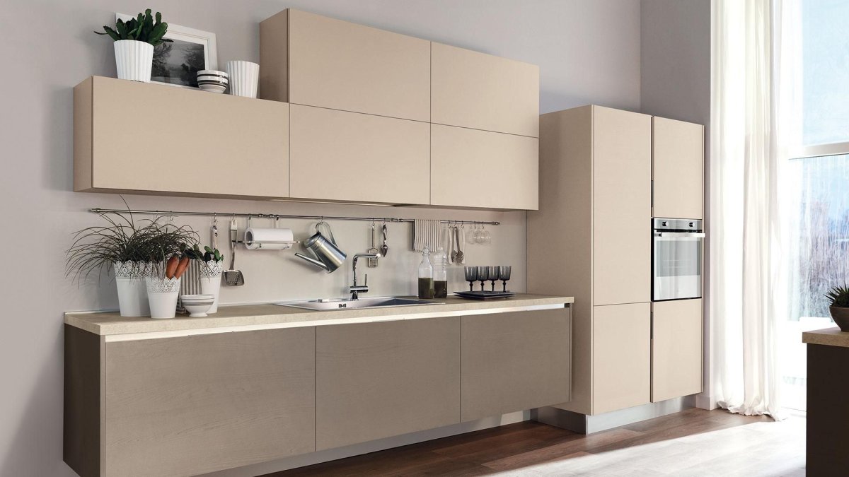 Кухня капучино Модерн