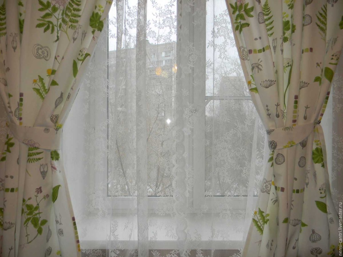 Старая штора узор