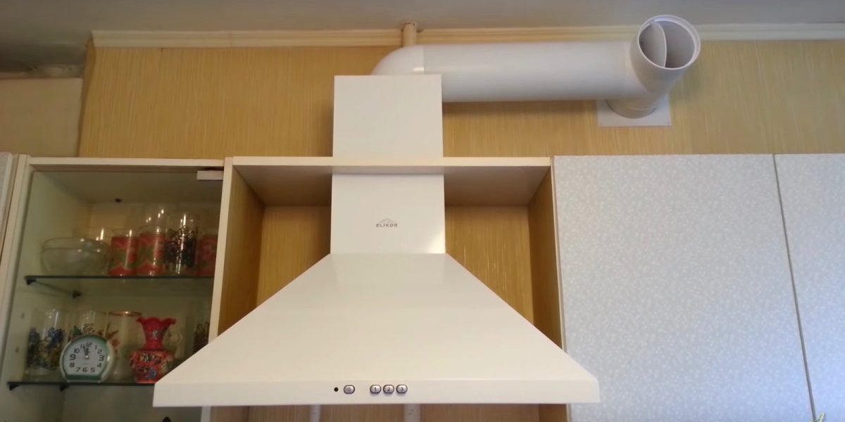 Вентиляция воздуховод с вытяжки 50мм