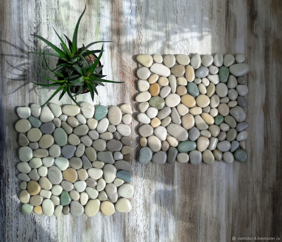 Камешки декоративные стеклянные