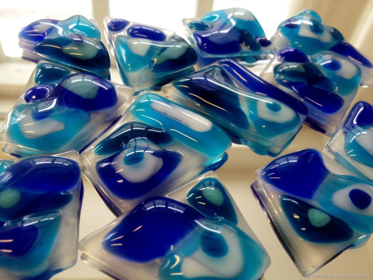 Счетные стеклянные камушки