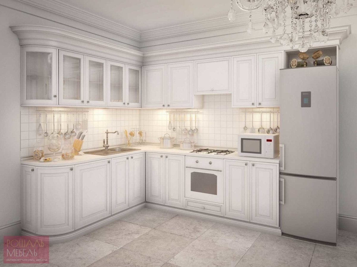 Классические кухни угловые