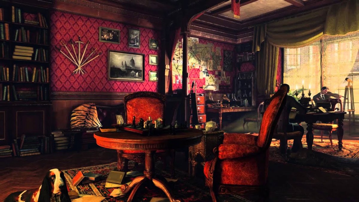 Гостиная Бейкер стрит 221б сериал