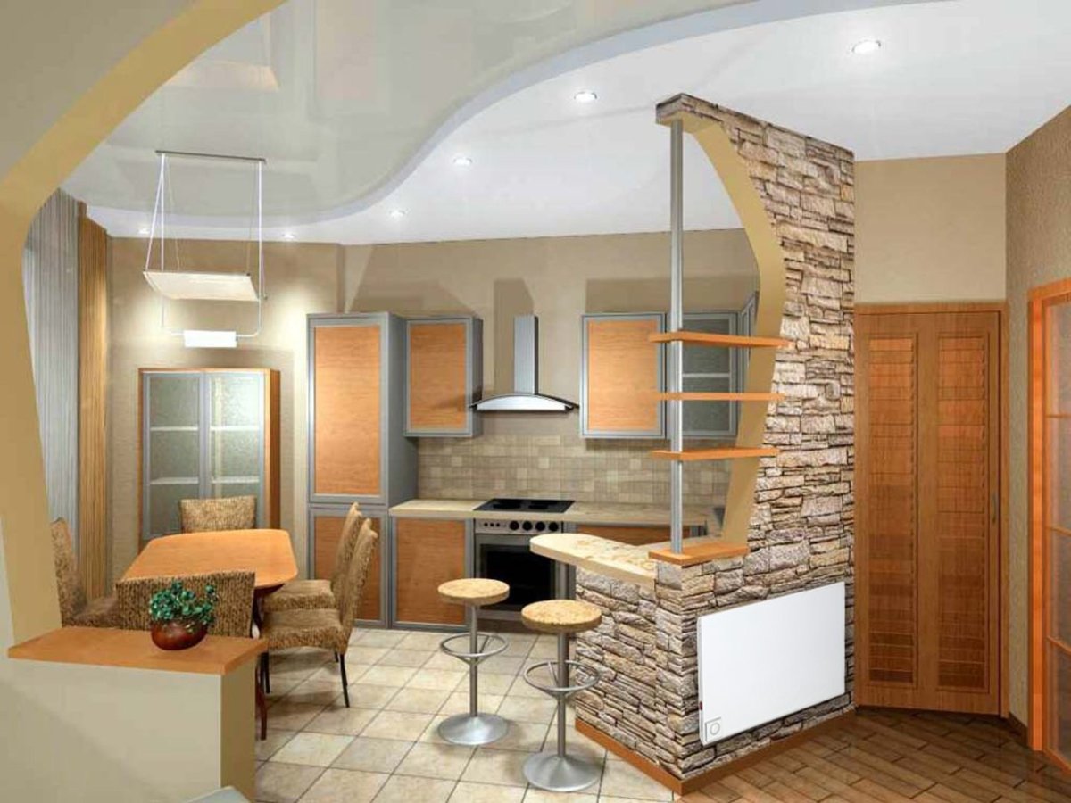 Гипсокартонные арки в интерьере