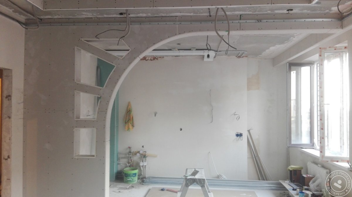 Перегородка из гипсокартона