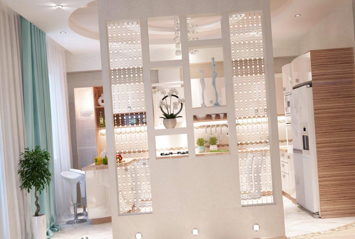 Перегородка из гипсокартона по диагонали