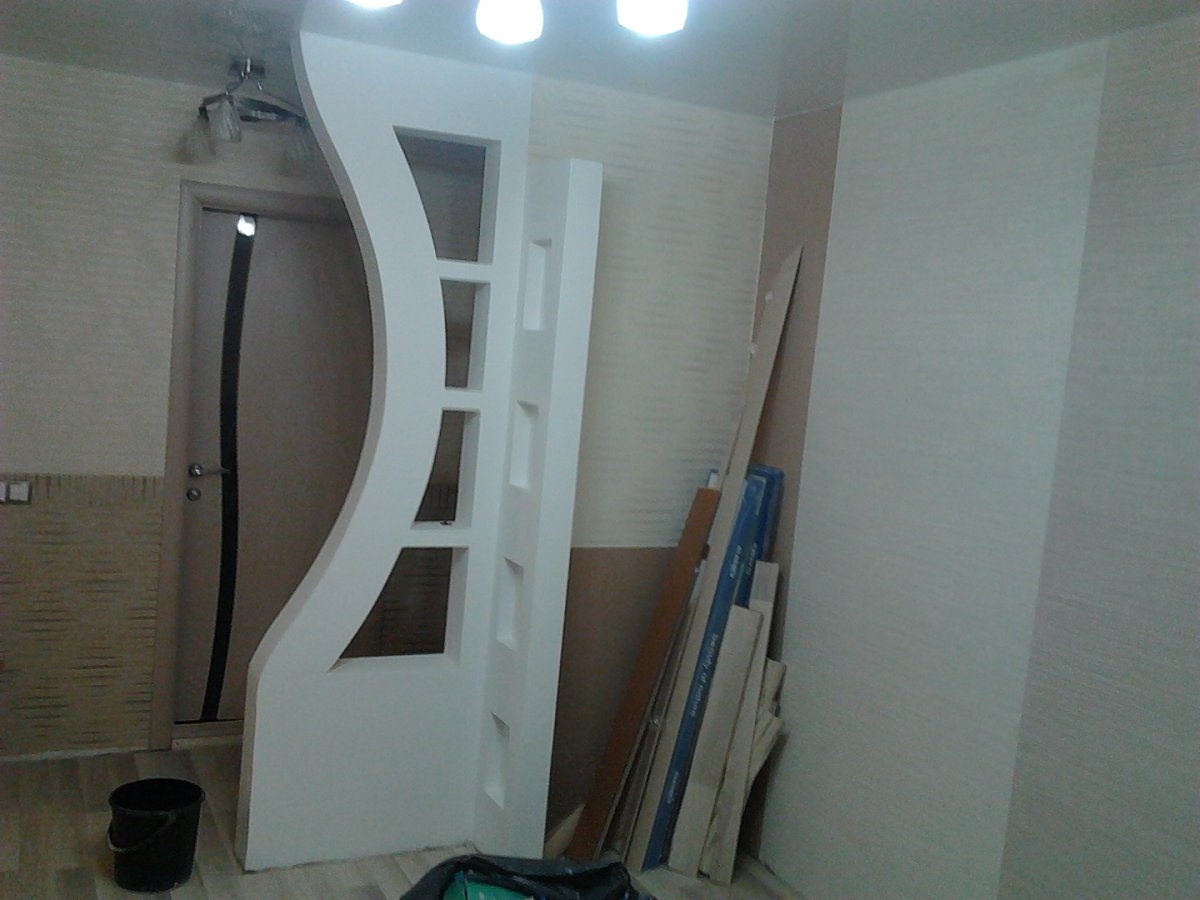 Полуарка межкомнатная из гипсокартона