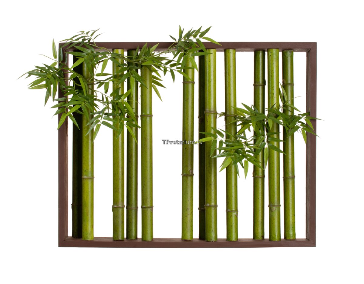Панно из бамбука на стену