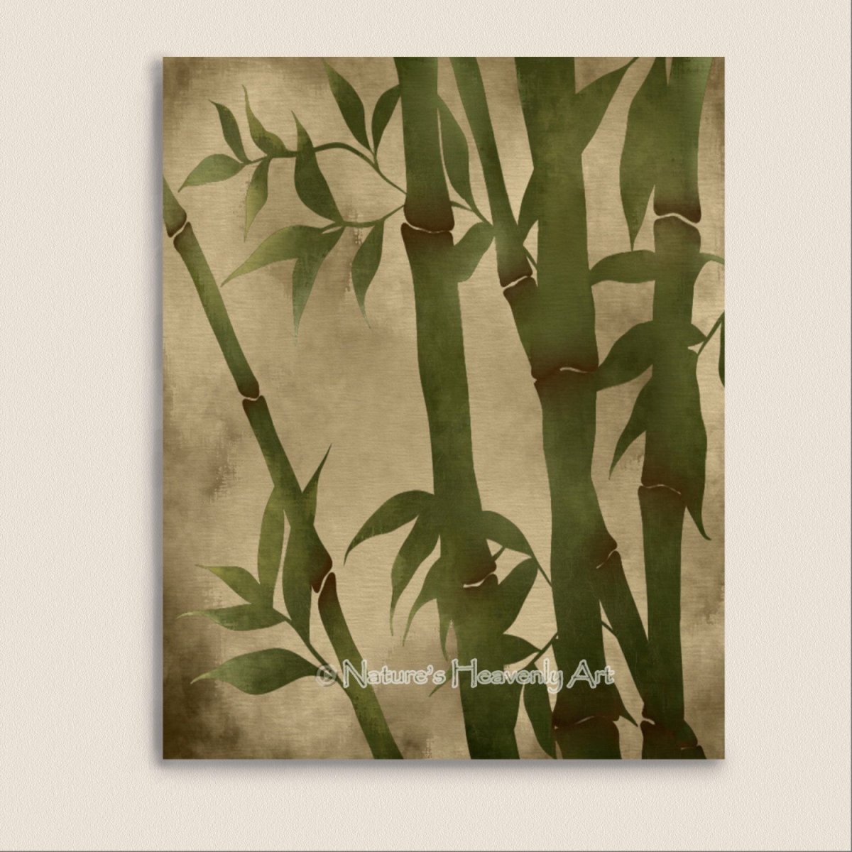 Пирамида из бамбука