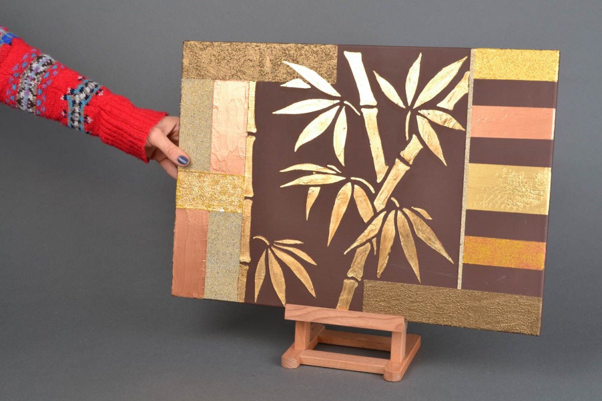 Панно бамбук на стену