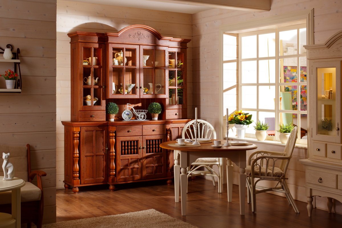 Рустикальный стиль Кантри мебель