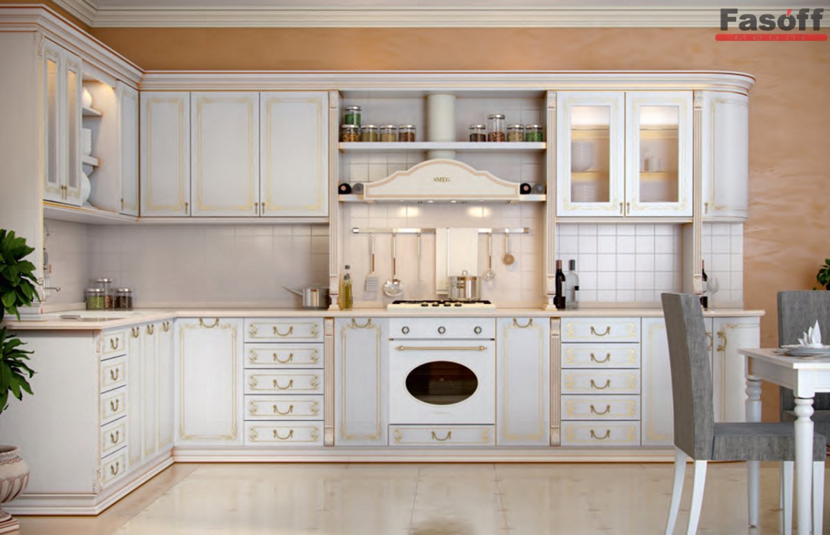 Кухня с фасадами Петергоф