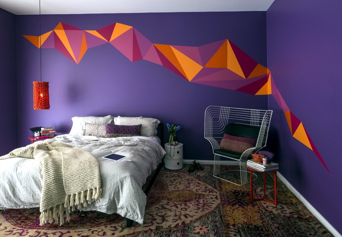 Оригинальная покраска стен