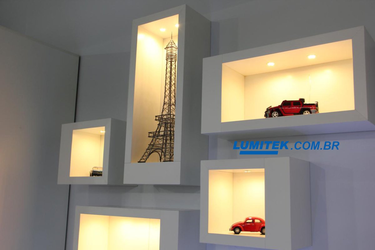 Встроенные полки из гипсокартона