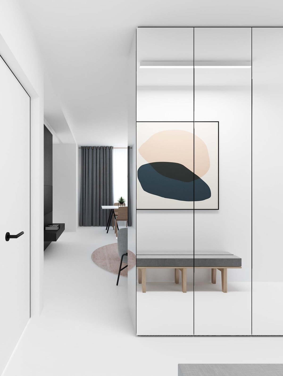 Зеркальное панно Минимализм