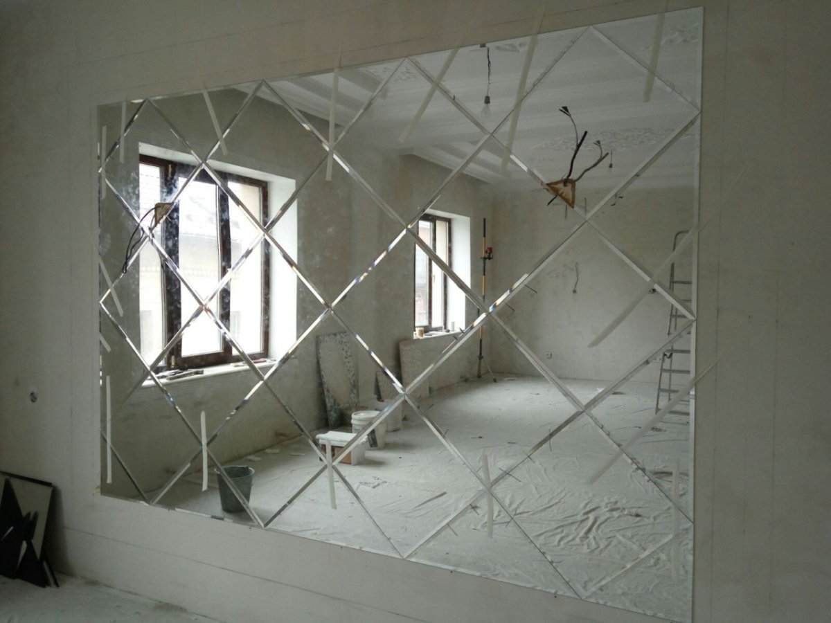 Стекло с фацетом