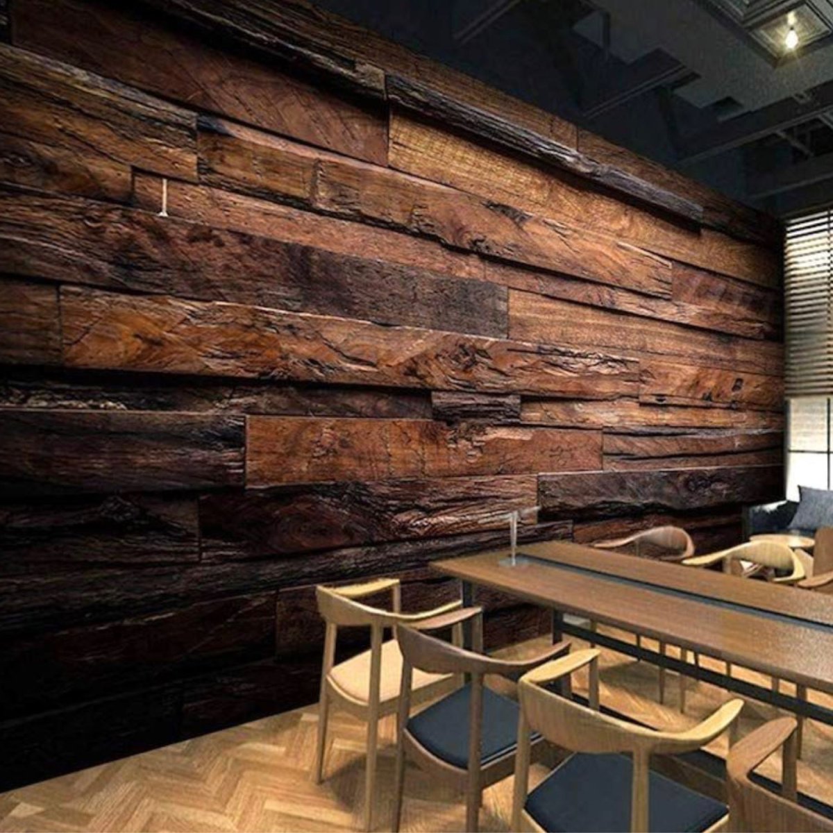 Отделка необрезной доской