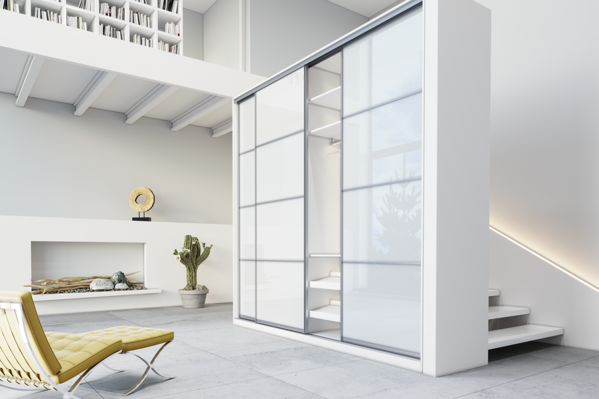 Встроенные шкафы купе в нишу