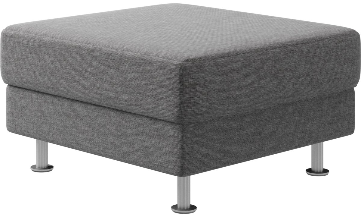 Пуфик для ног из рогожки