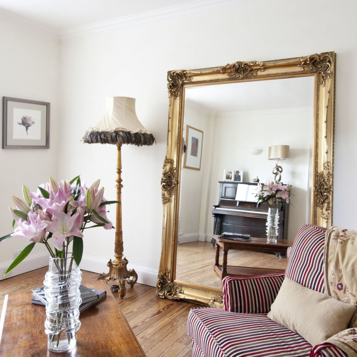 Винтажные зеркала в интерьере