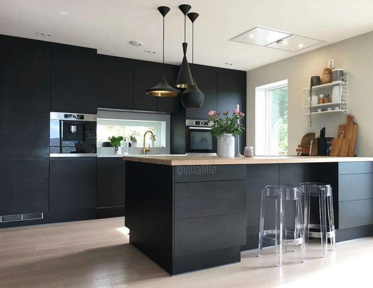 Черные аксессуары для кухни